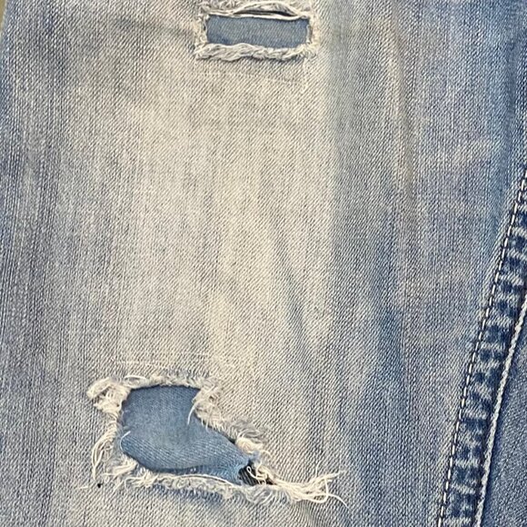 Distressed Light Wash Jeans (Size 33x30) - Picture 2 of 5